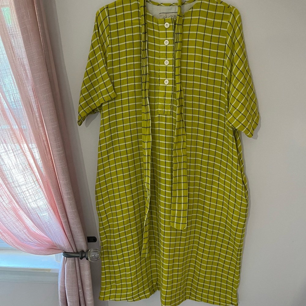 Ace & Jig Arena Dress, size Medium, Chartreuse